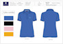 do polo shirt  design apparel clothing flat sketch tech pack